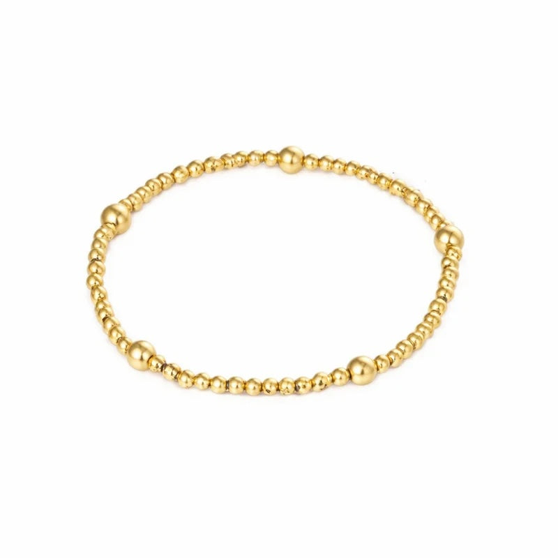 Moycha Armband 5 Dot 3MM Gold