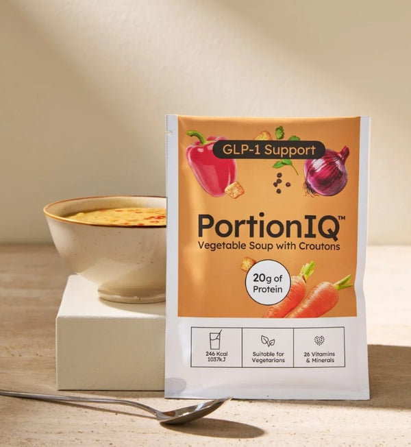 PortionIQ Vegetable Soup with Croutons 14 Pack