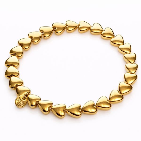 Biba Armband Hartjes Goud