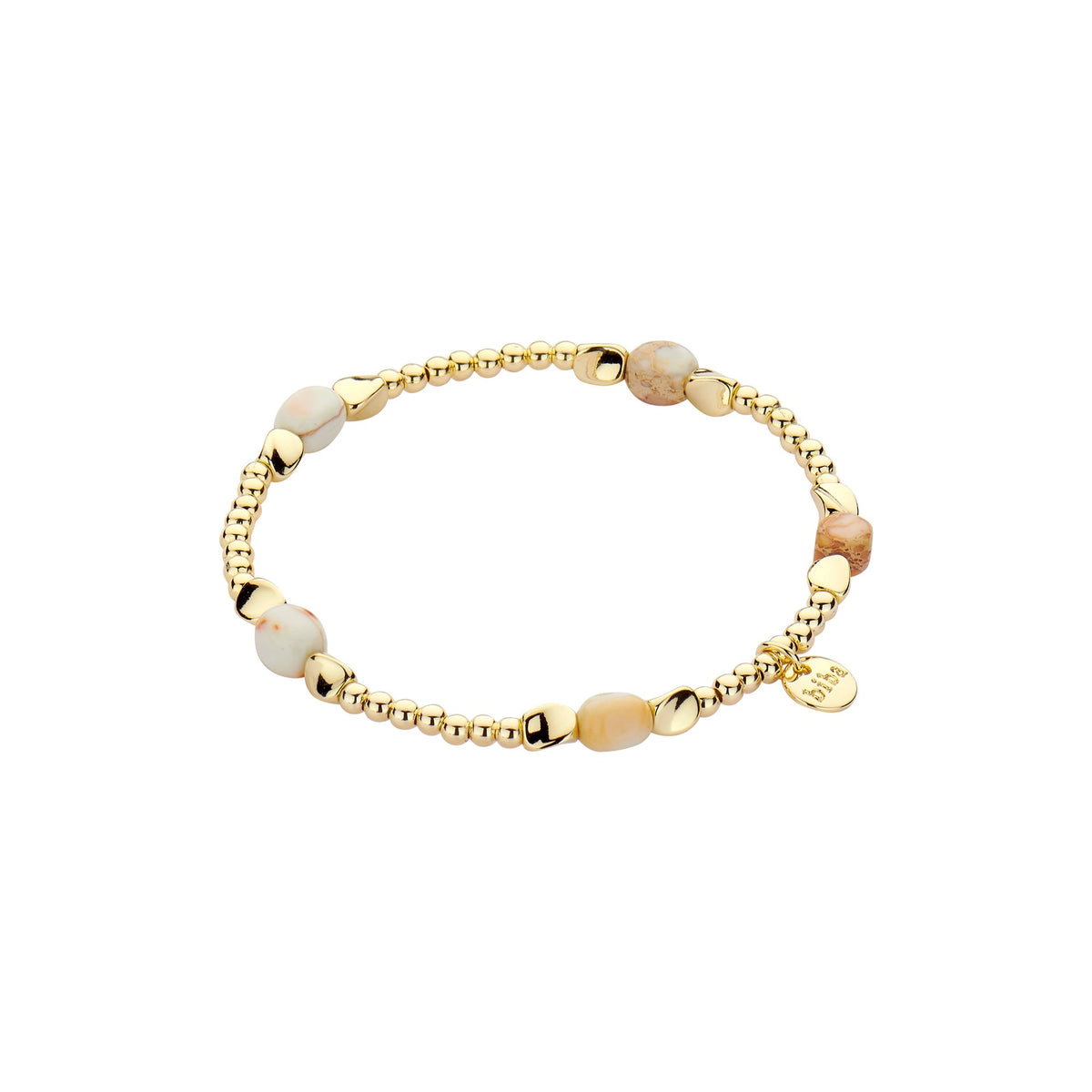 Biba Armband Natuursteen Beige