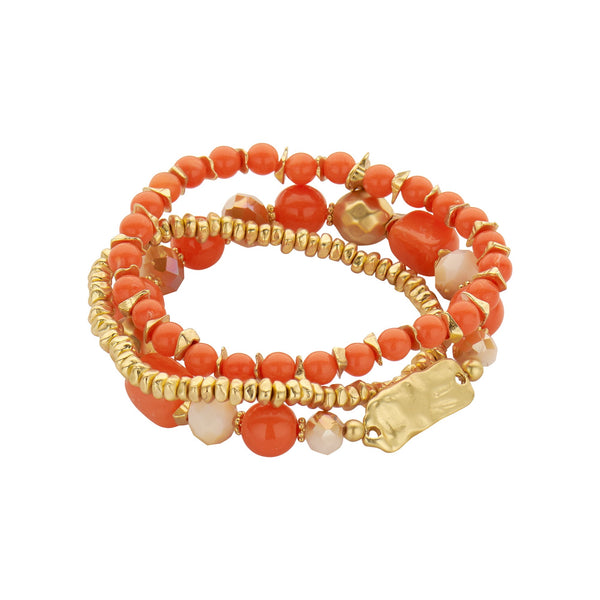 Biba Armband Trio Oranje