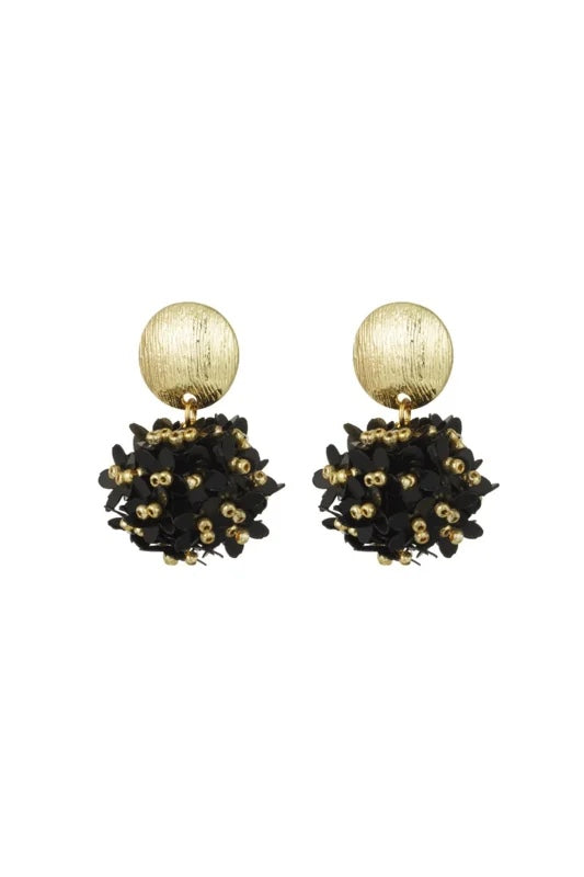 Biba Oorbellen Black Pops