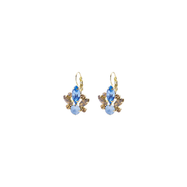 Biba Oorbellen Crystal Glow Blue